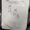 Woodhaven Black 4 Foot - Heavy Duty Made In USA - Indoor Outdoor - 1/4 Cord Firewood Storage Log Rack With Seasoning Cover Combo Set - Metal Log Storage - 48 x 48