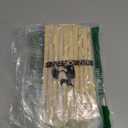 FANSOF.FANS Pack of 10 Fabric Handheld Fan with a Tassel Grade A Bamboo Ribs Party wedding Favour (Ivory Beige)