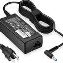 Charger Compatible with HP Laptop Computer 65W 45W Smart Blue Tip Power Adapter