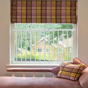 SHYUJAJIE Window Safety Guards for Children
Adjustable 20.5"-39" Wide Window Guards Kids,Child Safety Guard Prevents Accidental Falls,White,2 Piece