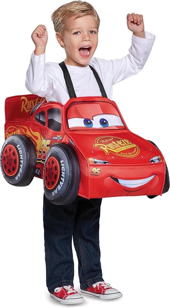 Disguise Lightning McQueen 3D Toddler Costume (One Size (Up To Size 6))