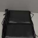 Under Grill Mat 48 30 Inch for Outdoor Charcoal, Flat Top, Smokers, Gas Grills.Oil-Proof and Water-Proof BBQ Cvtayn Fireproof Mat Protects Deck Grass, Indoor Fireplace Mat (Black)