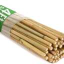 SWANGSA 55 Pack Bamboo Stakes 4 Feet, Garden Stakes for Plants Support, Tomatoes, Beans, Flowers, Climbing Plants, Indoor and Outdoor