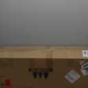 Christmas 4-Piece Set Wreaths and Wreaths Battery Box Powered LED Lights, Set of 2 Entrance Trees, White Lights, Green