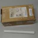 CW Studio 0.78x10 Inch Unscented Ribbed Taper Candles – Elegant Fluted Design, 11-Hour Burn, Dripless, Perfect for Home Decor, Weddings, Events & Dinners (12, White)