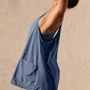 Athletic Dress for Women Hot Shot Mini Dress Onesie Oversized Romper Pockets Built-in Shorts Summer (S)