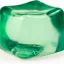 Sensory Stress Cube  High-Density Gel-Filled Ice Cube Squishy Fidget Toy for Anxiety Relief, Slow Rising, ADHD & Focus Aid, for Kids & Adults  2.1", 1Pc, Green