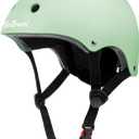 Kids Helmet, Toddler Adjustable Kids Ages 3-8 Years Old Boys Girls Multi-Sports Safety (Light Green)