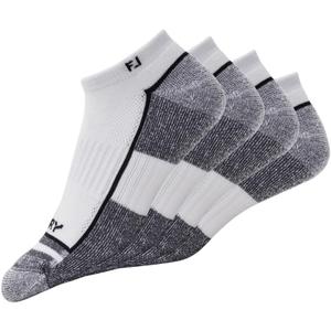 FootJoy Men's ProDry Low Cut Socks (12-15, White)