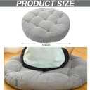 Funnymoom Extra Large Floor Pillow 35 Inch Round Circle Chair Floor Meditation Cushion Papasan Swing Cushion for Adults Oversized Playroom Pillows Big Pillow for Yoga Living Room Sofa
