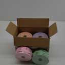DNB 8000 Pairs Raffle Tickets - 8 Color Set of 1000 2 x 2 Inch 50/50 Double Roll Raffle Tickets - Pink/Red/White/Green/Blue/Yellow/Orange/Purple