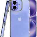 ALTURIZ for iPhone 16 Case [6.1"] Crystal Clear, [Military-Grade Protection], Shockproof, Non-Yellowing, Anti-Scratch, Women Mens Girls Boys, Clear Phone Case for iPhone 16, Clear