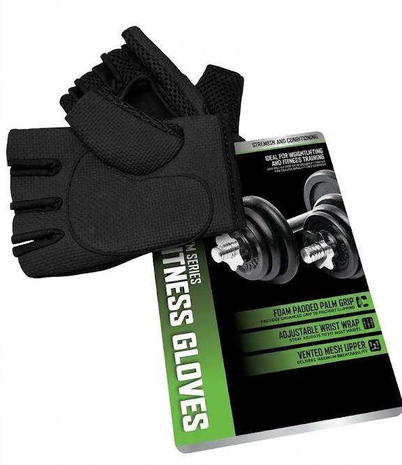 Gym Series Fitness Gloves L Black