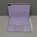 ESR for iPad Air 11 Inch Case with Keyboard M4/M3/M2 (2026/2025/2024) & Air 5th/4th Gen Shift Keyboard Case, Magnetic Detachable Keyboard, Portrait/Landscape Modes, Click-Anywhere Trackpad, Purple (White)