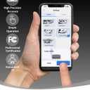 Wireless RV Leveling System - User-Friendly Phone App with Real-Time Precise Leveling Measurements, Advanced Wireless RV Level and Camper Leveling System, Included AA Batteries (3.7")