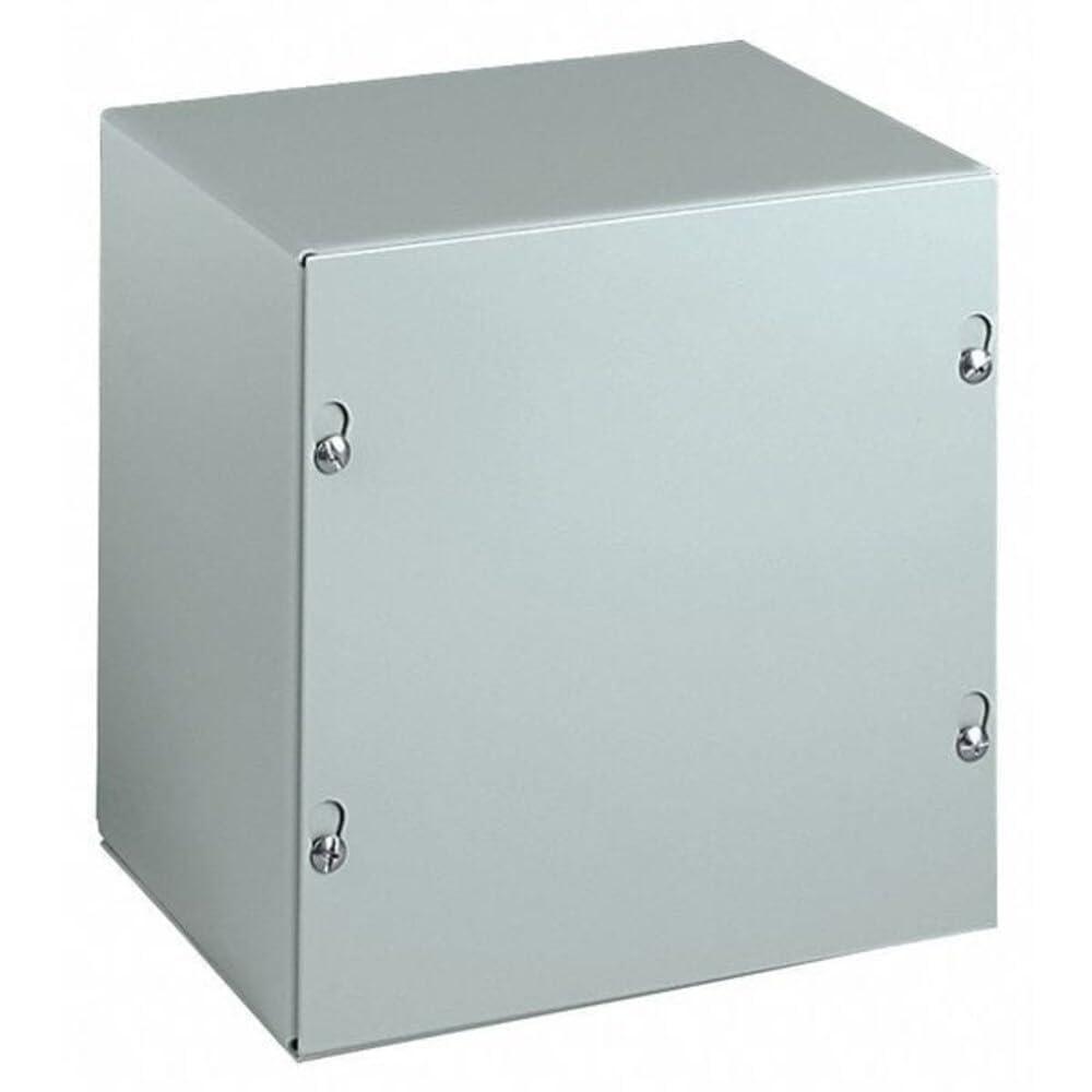 Wiegmann Captive Screws Electrical Enclosures, 8 in H, 6 in D, 8 in W, 1, Steel SC080806NK - 1 Each