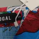 JOGAL Men's Flower Casual Button Down Short Sleeve Hawaiian Shirt S