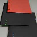 INFUN Telescoping 3 Ring Binder - Flexible Round Binder with Customizable over and Clear Catalog Pocket, Holds 8.5x11 inch Paper