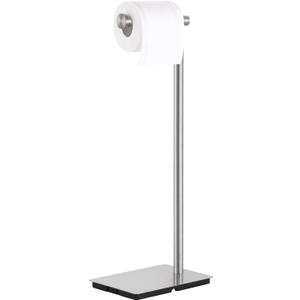 KES Freestanding Toilet Paper Holder Stand Bathroom Toilet Paper Storage Stainless Steel Brushed Steel, BPH286S1A-2