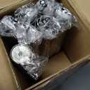 Long Silver Curtain Rod, 1 Inch Adjustable Heavy Duty Curtain Rods for Windows 66 to 120 Inch, Decorative Modern Window Treatment Rods, Splicing Metal Drapery Pole, Easy Installation