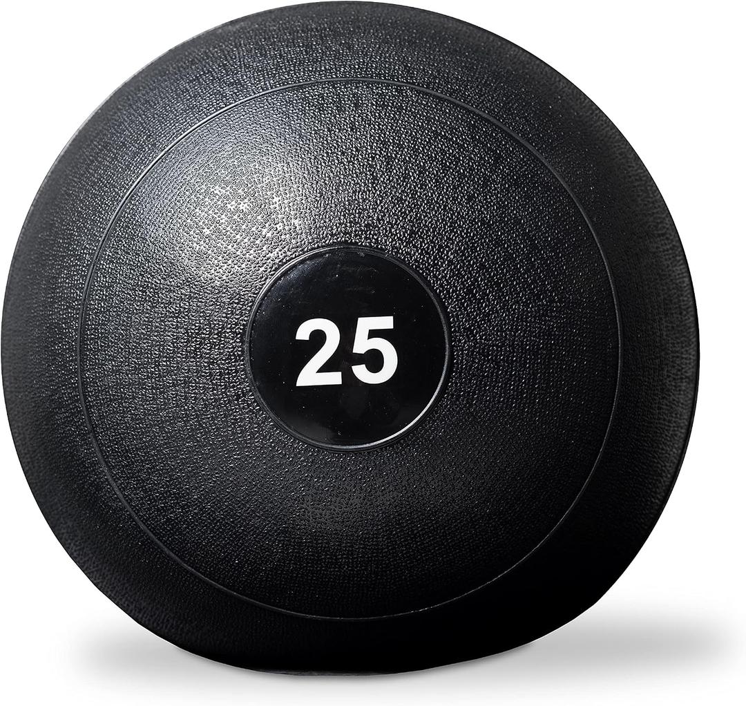 REP Weighted Slam Balls | Exercise and Fitness Balls for Strength Training, Soft Rubber Grip, Non-Bounce Medicine Ball | Cross Fit, Home Gym, Fitness, and Core Workouts, 25lb