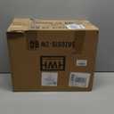 Gold Sconce Wall Lighting, HWH Single Wall Vanity Light Fixture Brushed Gold Wall Sconce Lamp, Modern Indoor Up Down Wall Light with Frosted Milk White Striped Glass Shade, 5HZG97B-2W BG