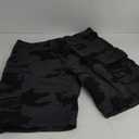 Cargo Short for Men Relaxed Fit Camo Outdoor Hiking Work Cotton Casual Shorts with 9 Pockets No Belt (38)