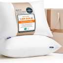 Bedsure Pillows Queen Size Set of 3 - Soft Bed Pillows for Sleeping 3 Pack, Fluffy and Supportive, Hotel Quality, Original Down Alternative Filling for Side, Back Sleepers