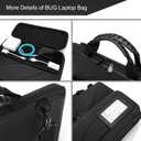 17 Inch Laptop Case,Laptop Messenger Bag for Macbook Pro Air Chromebook HP Lenovo Work-in Computer Hard Shell Laptop Bag for Men Women with Pouch and Shoulder Strap