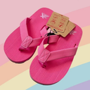 NWT ZeroXposur Kid’s Size 1/2 Pink Flip Flops for Girls