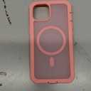 Cozycase Compatible with iPhone 13 Waterproof Case - Full Body Dustproof Shockproof Rugged Waterproof Case for iPhone 13 6.1 Inch Pink