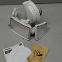 Philips 72W 7400LM LED Flood Lights Outdoor, Switch Controlled Aluminum Security Lights, 3 Adjustable Heads, Wall Mount, 5000K Daylight, Waterproof for Yard, Garage (White-On/Off)