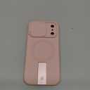 SURITCH for iPhone 17 Pro Case with Camera Control Cover, Camera Cover and Adjustable Kickstand, Compatible with MagSafe, Shockproof Bumper Protective Cases 6.3 Inch, Pink