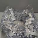 Hoteam Mardi Gras Wreath for Front Door Purple Green Gold Carnival Wreath Glitter Mardi Gras Festival Decoration with Venetian Mask for Indoor Outdoor Holiday Party Favors(Snowflakes,16 Inch)