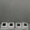 Dynaming White Mount Base for Solar Post Lights, Fit for 4x4, 5x5 or 6x6 Vinyl/Wooden Post (12 Pack)