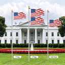 Flag Poles for Outside House Inground - 25Ft Super Thick Flag Pole Kit - Heavy Duty Flagpole - Outdoor Sectional Flagpoles for Yard, Residential, and Commercial,Silver