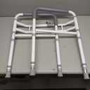 Toilet Rails - Toilet Safety Rail for Elderly Adults - Adjustable Bathroom Toilet Handles - Toilet Safety Frame & Rails - Toilet Grab Bars for Senior, Handicap & Disabled, Fits Most Toilets