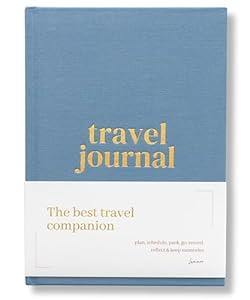 Lamare Travel Journal for Women & Men - Travel Scrapbook, Adventure Journal, & Trip Planner with Pockets (Green)