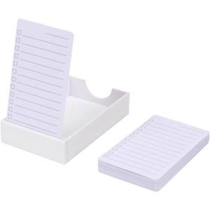 Daily To Do List Planner with Checklist Cards, Acrylic Daily ToDo Cards Stand, Enhanced Productivity Planners Notebook for Tasks Goal Setting Work Office Accessories