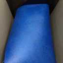 U-Shaped Contour Toilet Floor Mat, Blue 