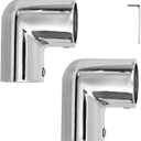Heavy Duty Boat Handrail Fitting, 2-Way 90 Degree Elbow Hardware, 316 Stainless Steel, Pipe Connector for 7/8 or 1 inch Pipe Tubing (2 PCS)