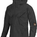 Helikon-Tex Bushcraft Pilgrim Anorak Outdoor Jacket DuraCanvas Black (Black, XL)