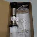 GAGALIFE Built in Sink Soap Dispenser or Lotion Dispenser for Kitchen Sink, Brushed Nickel ABS Pump Head, with 17 Ounce Large PET Soap Bottle