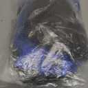 Vinsatin 4 Pcs UV Protection Tanning Face Cover Bonnet Cap Set Tanning Mask and Hair Cap Protective Bonnet for Women(Nonwoven Fabric,Black, Blue)