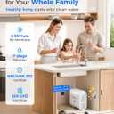 Waterdrop G2P600 Reverse Osmosis System, TDS Reduction, 7 Stage Water Filtration, NSF/ANSI 372 Certified, 600 GPD Tankless RO Water Filter System, Under Sink, 2:1 Pure to Drain
