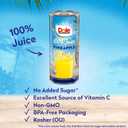 Dole 100% Pineapple Juice, No Added Sugar, Excellent Source of Vitamin C, 100% Fruit Juice, Packaging May Vary, 8.0 Fl Oz (Pack of 24) (EXP 11/27/26)