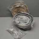 Mixing Bowls with Airtight Lids Set, 26PCS Stainless Steel Khaki Bowls with Grater Attachments, Non-Slip Bottoms & Kitchen Gadgets Set, Size 7, 4, 2.5, 2.0,1.5, 1QT, Great for Mixing & Serving