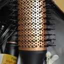 Hair Styler Hair Dryer Brush - 110,000 RPM High-Speed Hot Air Styler,Multi Stylers with Auto-Wrap Curler, Professional Blow Dryer Brush for Fast Curling Volumizing Straightening Styling(Black-Golden)