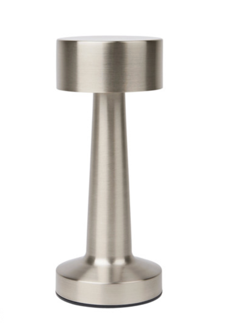 LED Bedside Table Lamp, 3 Gear Dimming Rechargeable Cordless Table Lamp Touch Light for Nightstand Bedroom Living Room