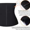 YIANNA Latex Waist Trainer for Women Tummy Control Zipper Underbust Waist Cincher Corset Hourglass Body Shaper Sport Girdle (Black, S)